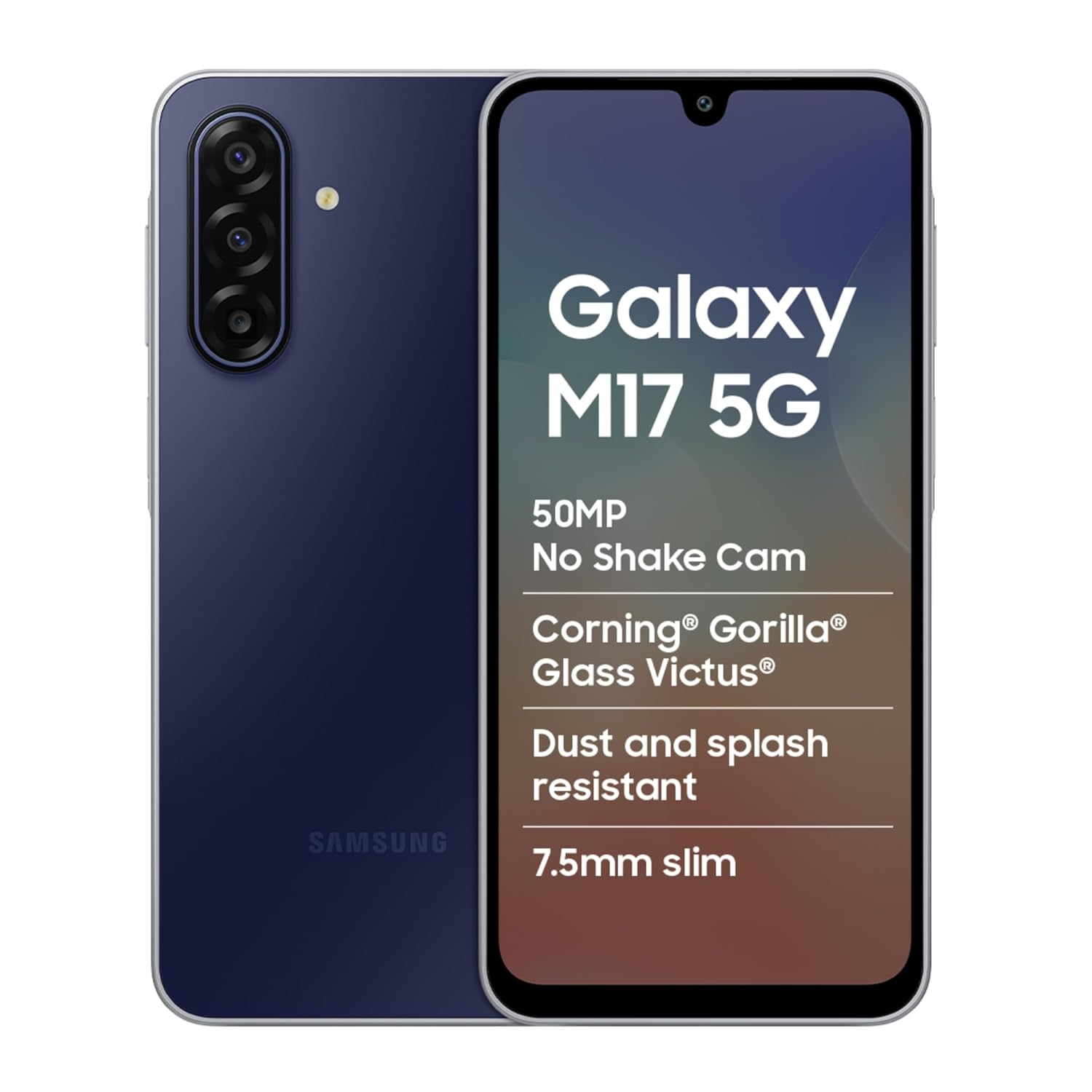 Samsung Galaxy M17 5G (Sapphire Black, 4GB/128GB)