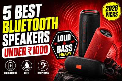 Best Bluetooth Speaker Under ₹1000 in India (2026): 5 Loud & Bass-Heavy Picks