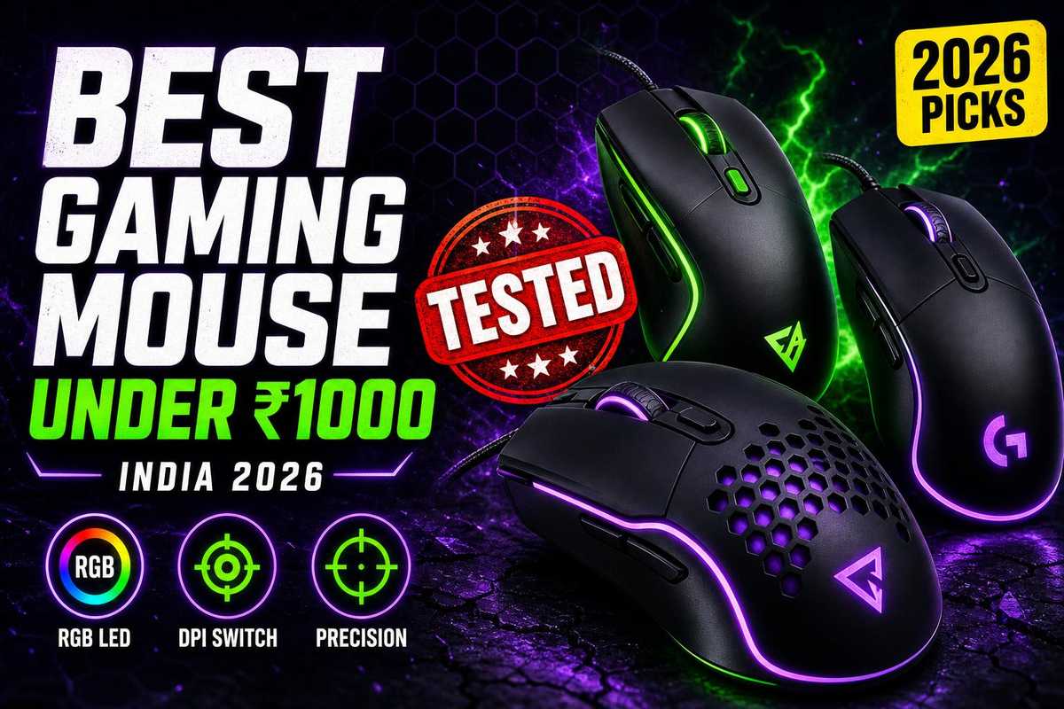 Best Gaming Mouse Under ₹1000 in India: 7 Picks with RGB & DPI Switch