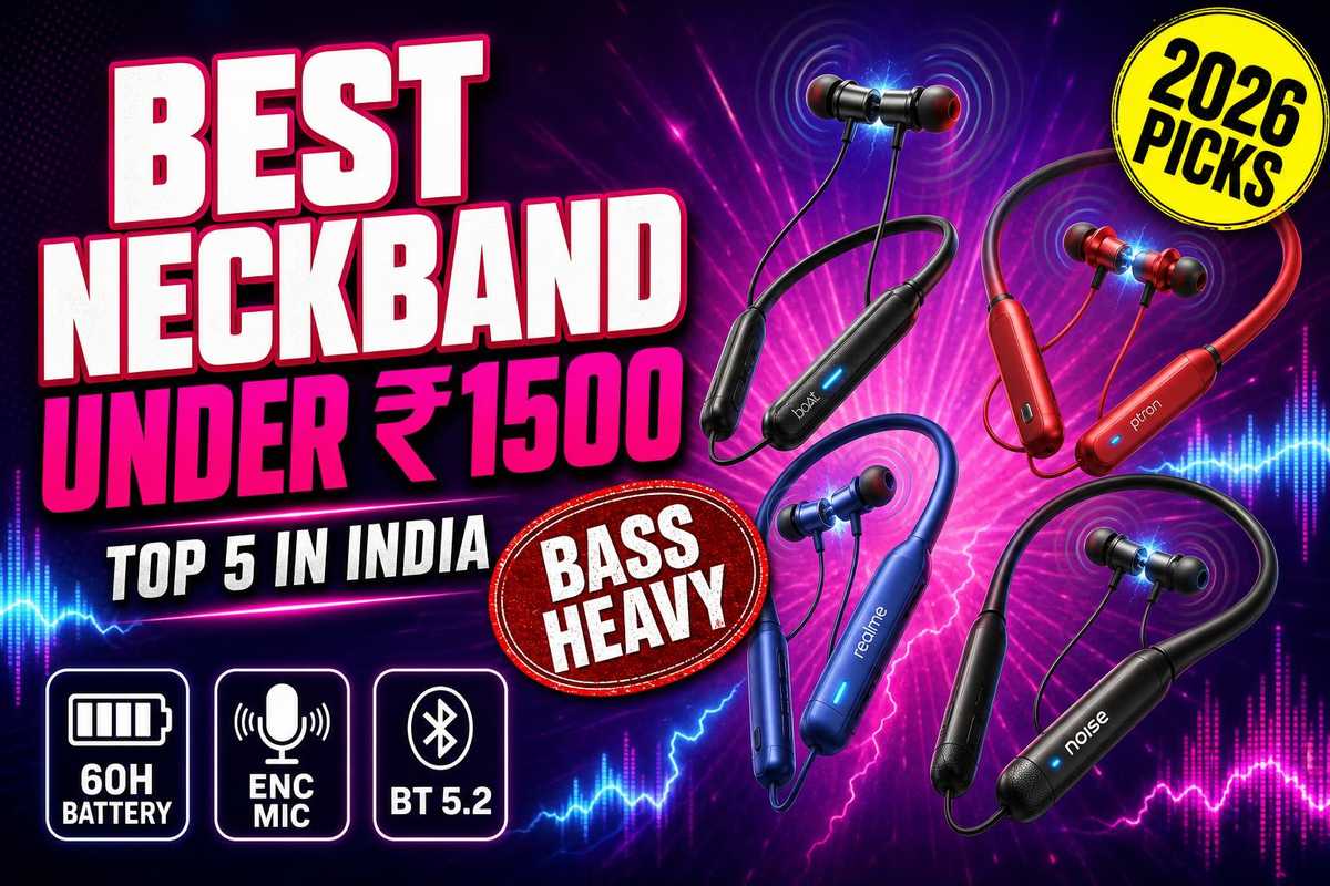 Best Neckband Under ₹1500 in India: 7 Bluetooth Earphones Worth Buying
