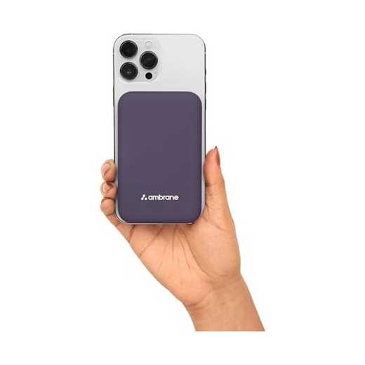 Ambrane Aerosync Snap MagSafe 10000mAh Wireless Power Bank